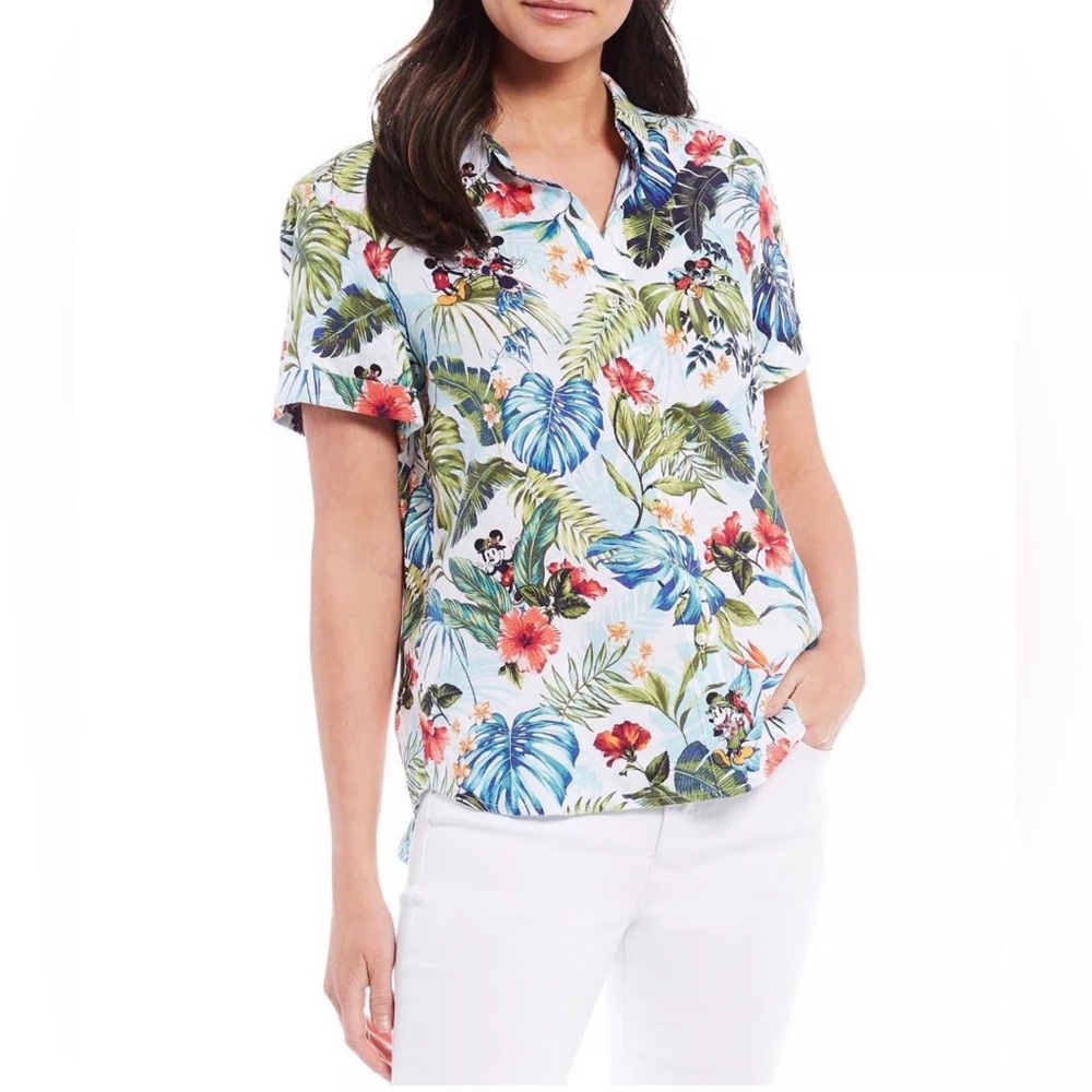 Disney Tommy Bahama Jungle Jubilee Camp Shirt Medium - Picture 5 of 13